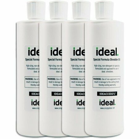 IDEAL SHREDDERS Shredder Oil, High-Cling, f/2245/3104/3804, 1 Pint, Clear ISRIDEACCED214H